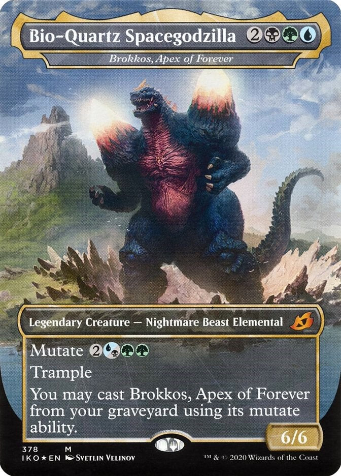 Bio-Quartz Spacegodzilla - Brokkos, Apex of Forever