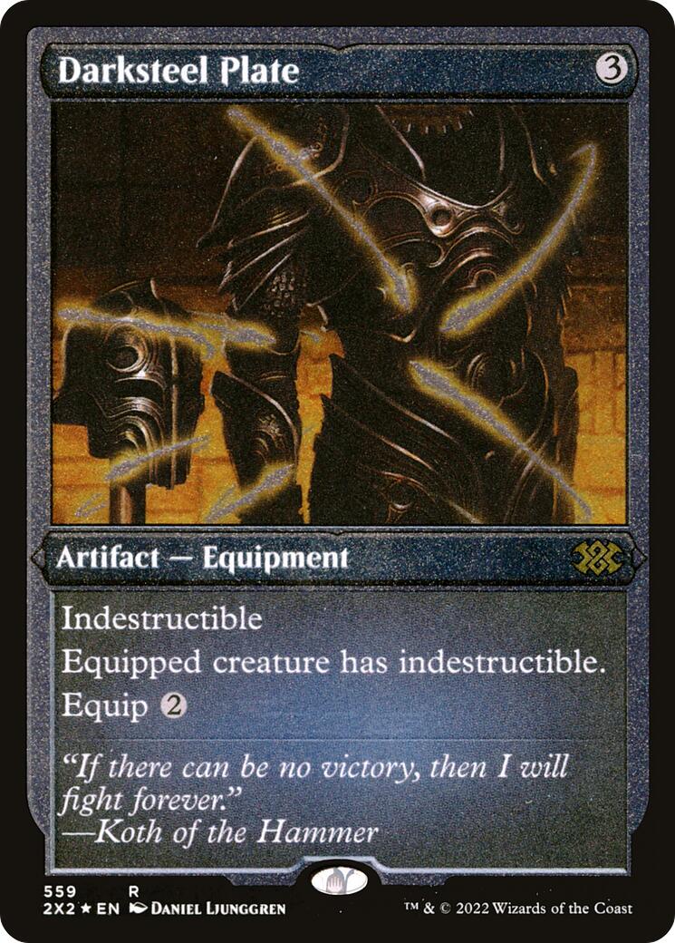 Darksteel Plate (Foil Etched)