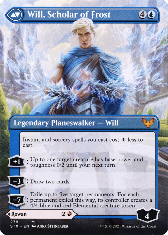 Rowan, Scholar of Sparks (Borderless) (Back)