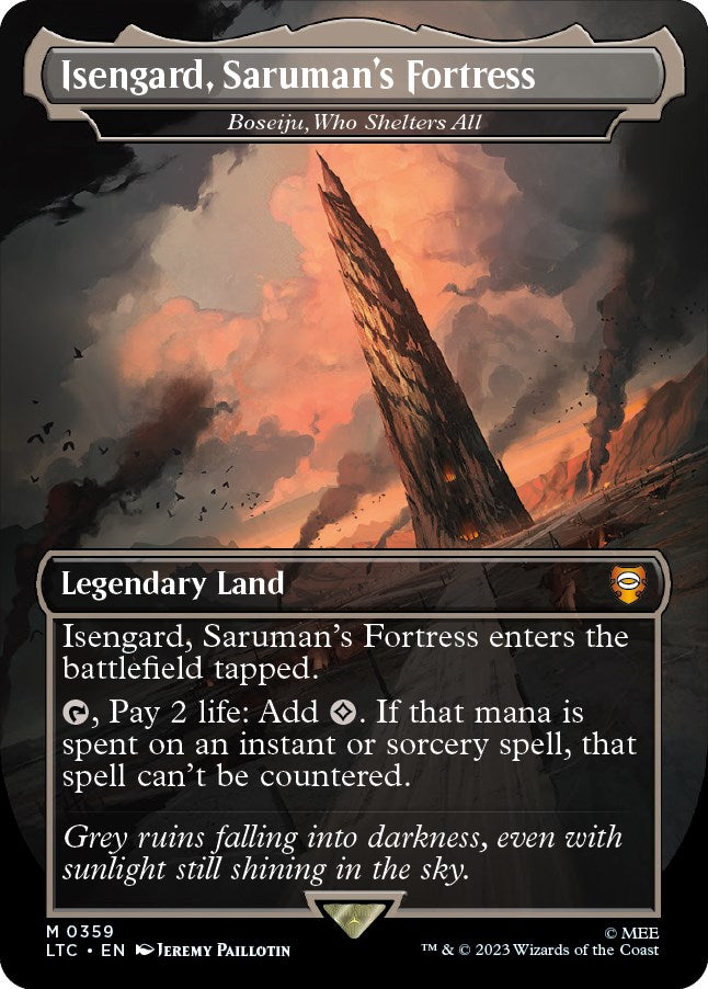 Isengard, Saruman's Fortress - Boseiju, Who Shelters All (Borderless)
