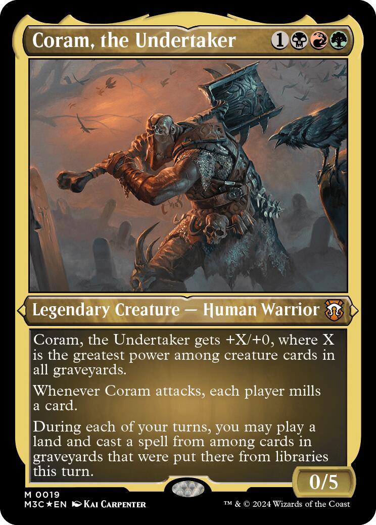 Coram, the Undertaker (Foil Etched)