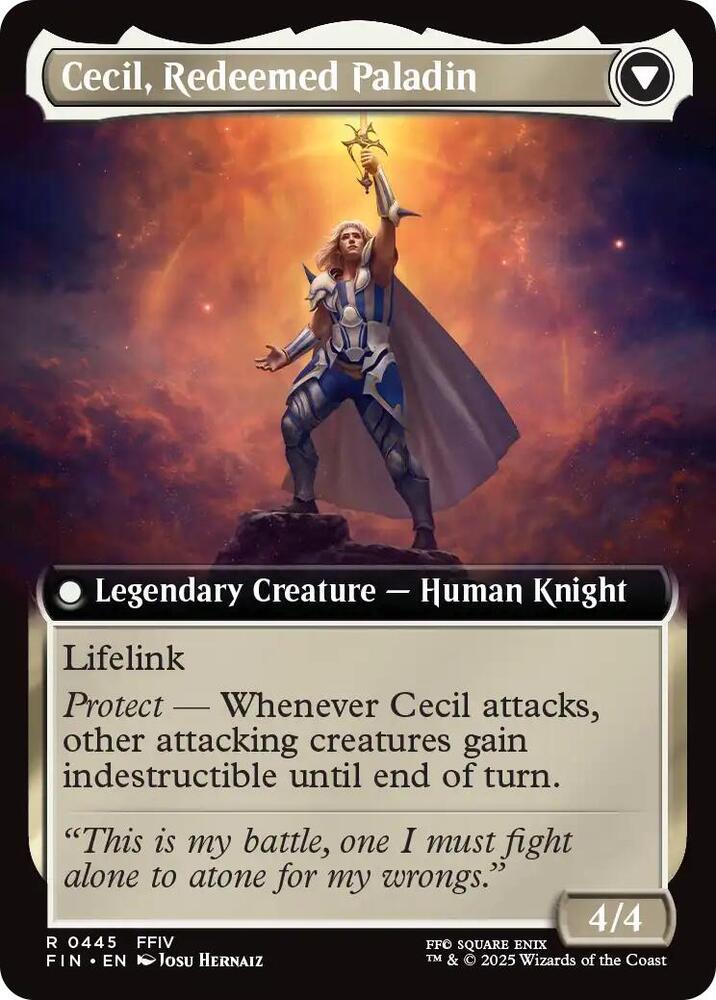 Cecil, Dark Knight (Extended Art) (Back)
