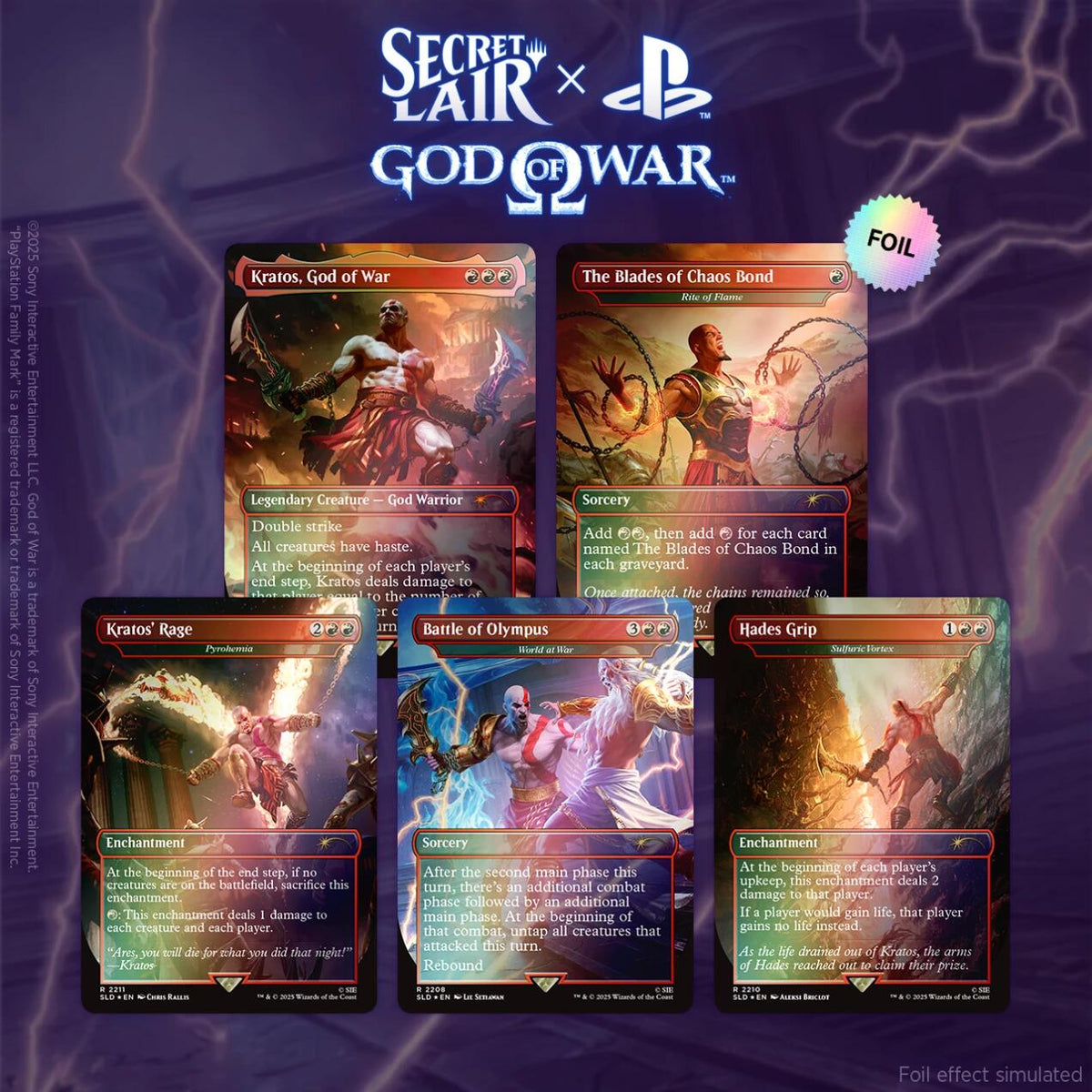 Secret Lair x God of War: Greek - Traditional Foil Edition
