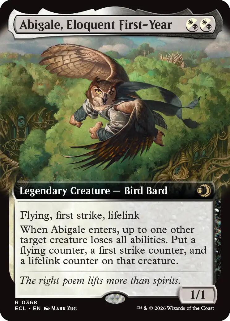 Abigale, Eloquent First-Year (Extended Art)