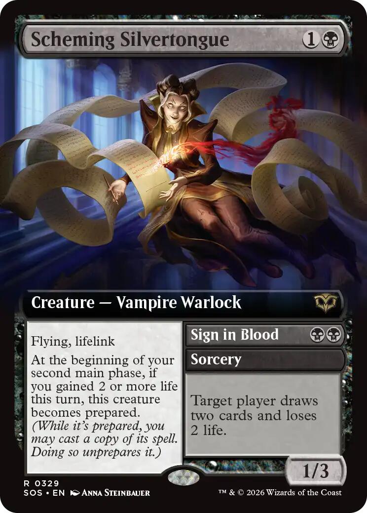 Scheming Silvertongue (Extended Art)