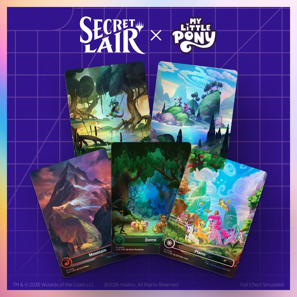 Secret Lair Drop: Secret Lair x My Little Pony: The Lands of Equestria - Traditional Foil Edition