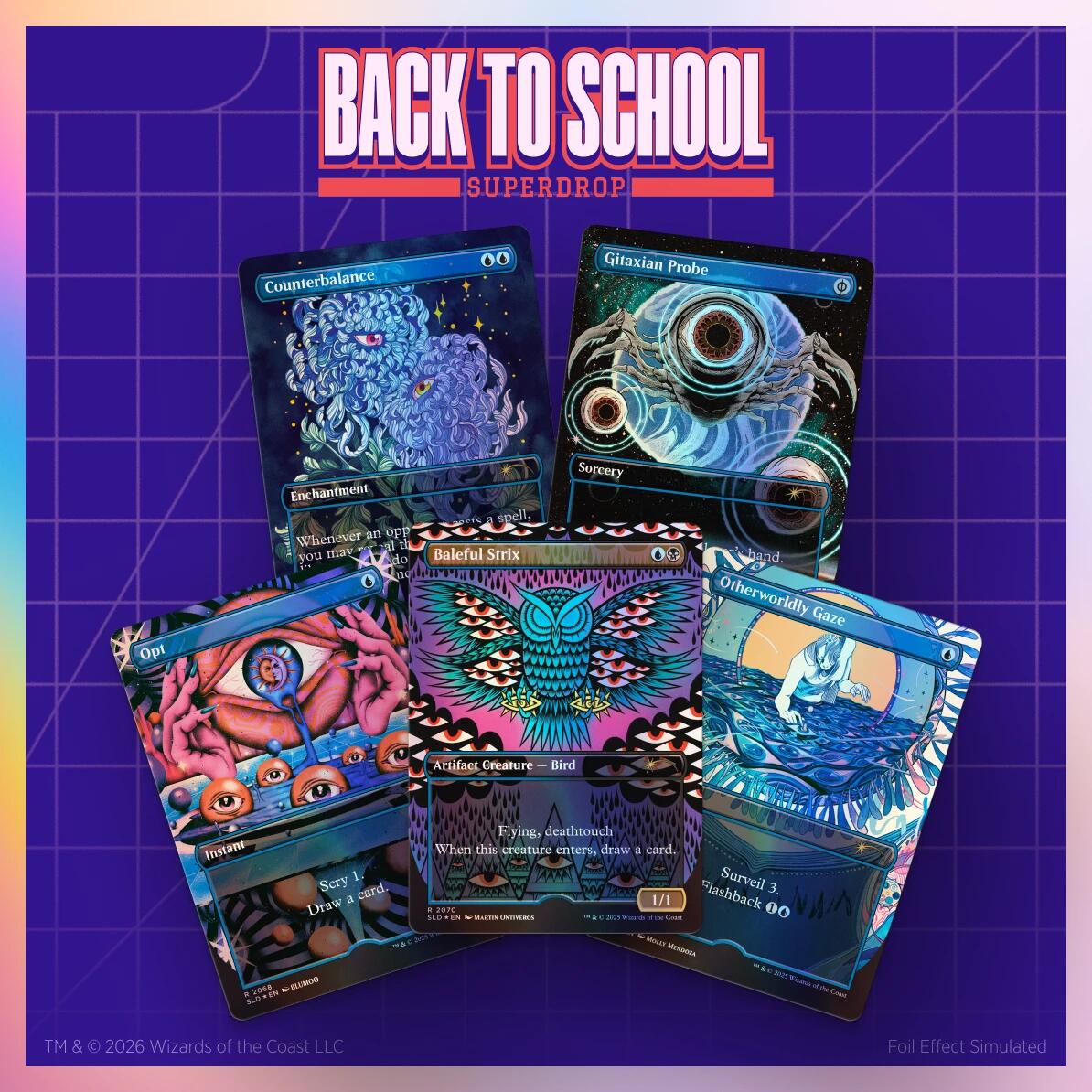 Secret Lair Drop: The Eyes Have It - Rainbow Foil Edition
